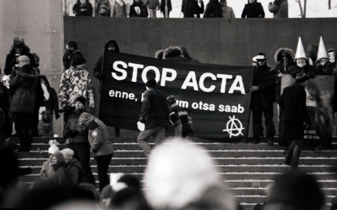 Demonstration against ACTA, Ferbuary 11, 2012